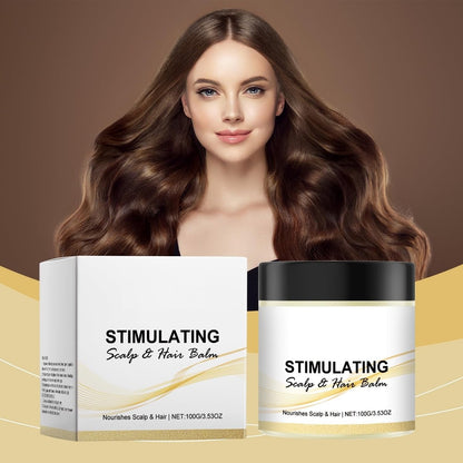 Stimulating Scalp and Hair Balm with Shea Butter & Mango Butter - 2 Pack, 1.77 Fl Oz Each Avelisse