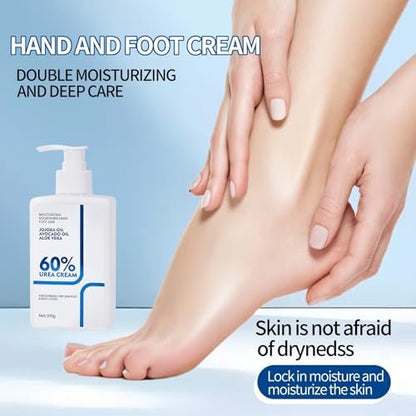 NIZENTA Urea Cream 60% Body Lotion 10.58 Oz – Intense Moisturizer for Extremely Dry Skin, Non-Greasy Formula