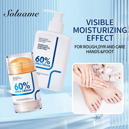 NIZENTA Urea Cream 60 Percent Body Lotion & Foot Care Stick – Deep Moisturizing for Dry Skin, Rapid Absorption, Smooth Skin, 6 Ounce (Pack of 2) Avelisse