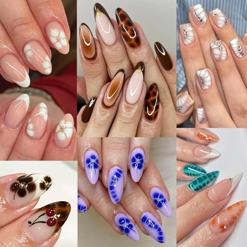 Fcozpjk Nail Blooming Gel - 15ML Clear Blooming Gel Polish for Watercolor, Marble, Ombre & Aura Nail Art - Soak Off UV/LED Cure with Dotting Pen Avelisse