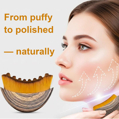 Stainless Steel Gua Sha Tool & Lymphatic Drainage Face Brush Set - TWPER Facial Massage Kit for Jawline Sculpting, Puffiness Lifting & Relaxation