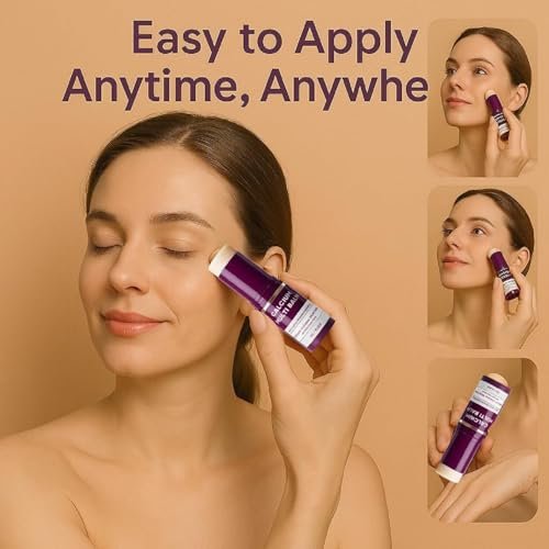 2Pcs Calcium Multi Balm - Korean Collagen Moisturizing Stick for Eyes, Neck, and Face | Hydrating & Anti-Aging Avelisse