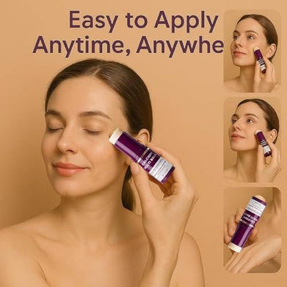 2Pcs Calcium Multi Balm - Korean Collagen Moisturizing Stick for Eyes, Neck, and Face | Hydrating & Anti-Aging Avelisse