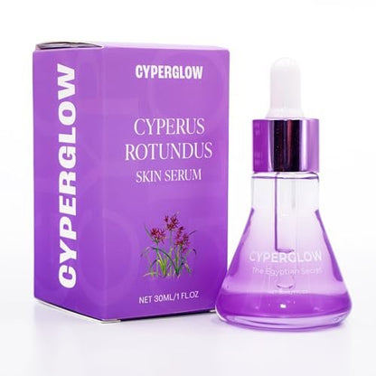 CYPERGLOW Cyperus Rotundus Skin Serum Oil – Natural Hair-Reducing & Shaving Oil for Women, Moisturising & Soothing, 1.01 Fl Oz Avelisse