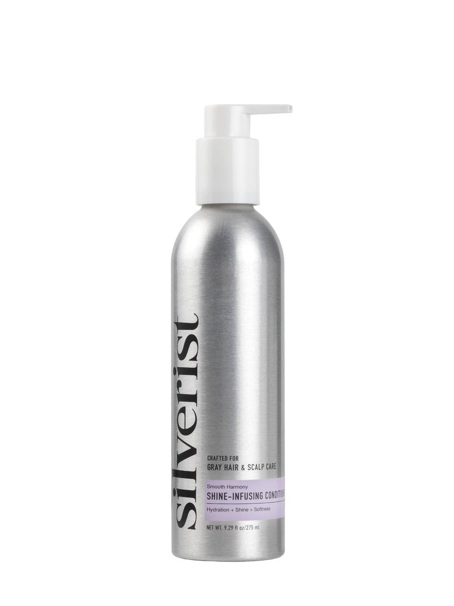 Silverist Smooth Harmony Shine Infusing Conditioner for Gray, Silver & White Hair – Silicone-Free with Hyaluronic Acid & Rice Protein, Frizz Control & Hydration, 9.29 oz Avelisse