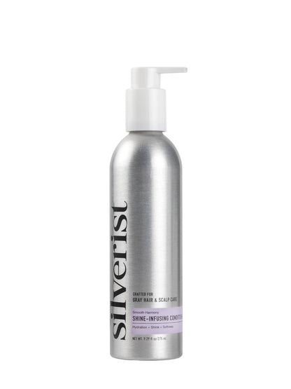 Silverist Smooth Harmony Shine Infusing Conditioner for Gray, Silver & White Hair – Silicone-Free with Hyaluronic Acid & Rice Protein, Frizz Control & Hydration, 9.29 oz Avelisse