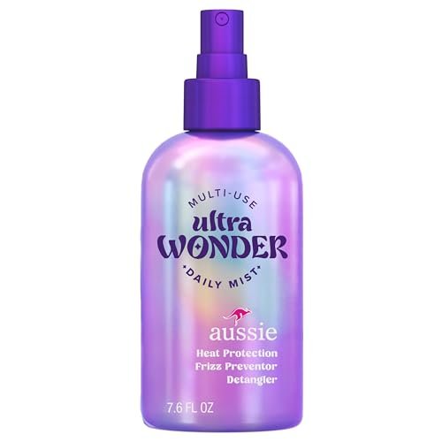 Aussie Ultra Wonder Daily Mist Lightweight Multi-Use Detangler – Silicone-Free, for All Hair Types and Curls, 7.6 oz - görsel 2