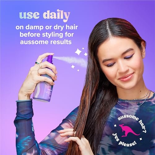Aussie Ultra Wonder Daily Mist Lightweight Multi-Use Detangler – Silicone-Free, for All Hair Types and Curls, 7.6 oz - görsel 14