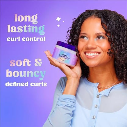 Aussie Ultra Wonder Gel Crème All-in-1 Moisturizing Hold Styler - Gel + Cream for All Hair Types and Curls, 10.1 oz
