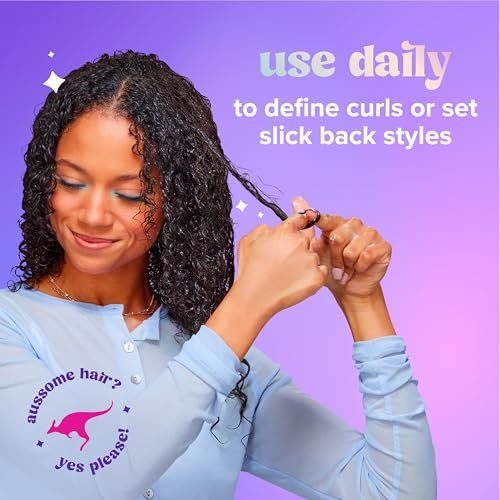 Aussie Ultra Wonder Gel Crème All-in-1 Moisturizing Hold Styler - Gel + Cream for All Hair Types and Curls, 10.1 oz - görsel 14