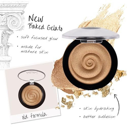 LAURA GELLER NEW YORK Baked Gelato Swirl Illuminator - Gilded Honey (0.15 oz) - Back from the Vault Avelisse