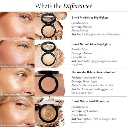 LAURA GELLER NEW YORK Baked Gelato Swirl Illuminator - Gilded Honey (0.15 oz) - Back from the Vault Avelisse