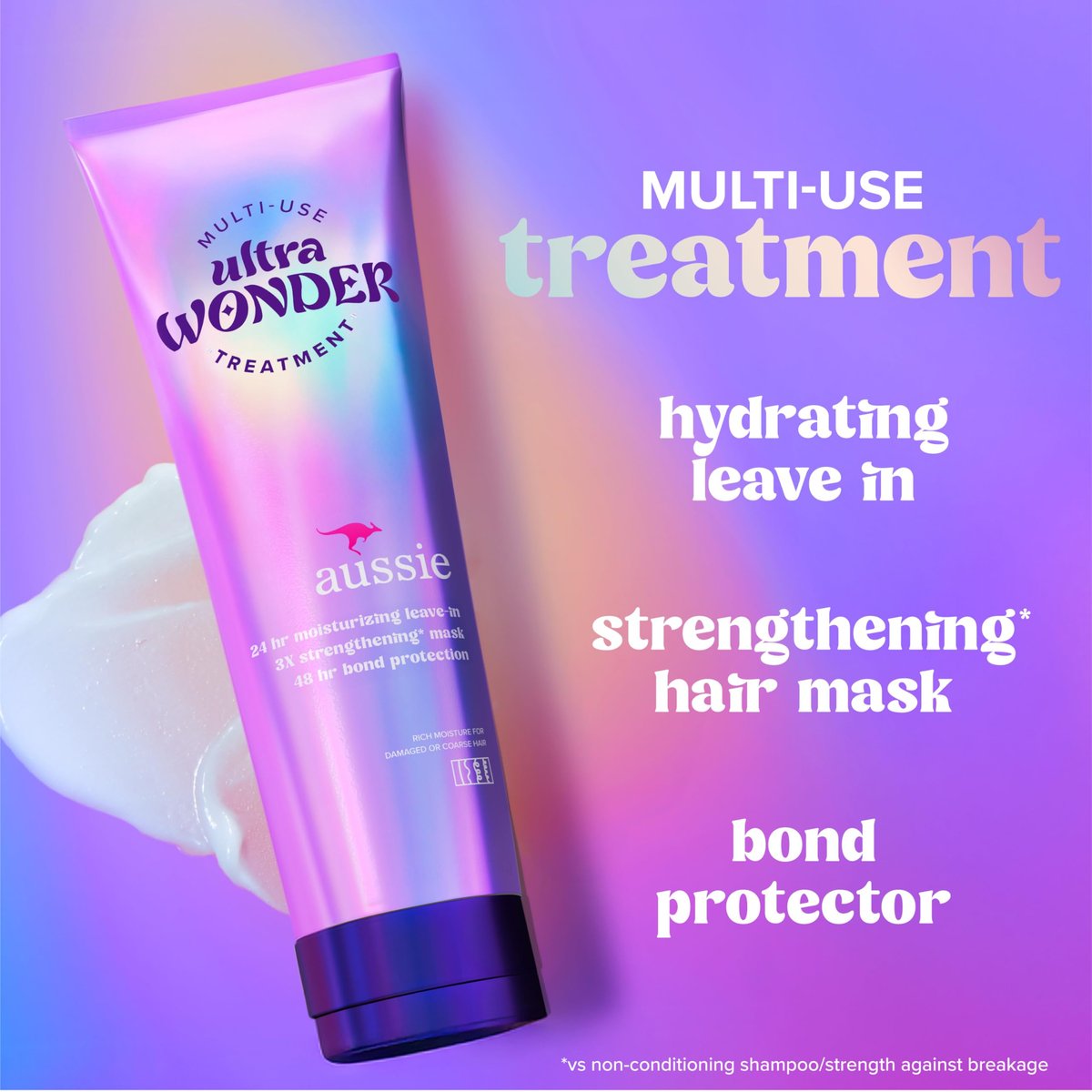 Aussie Ultra Wonder Treatment Leave-In and Pre-Wash with Amino Acids - 8 oz for All Hair Types & Curls - görsel 4