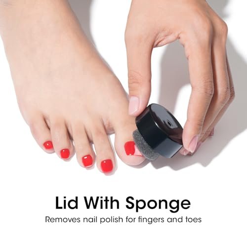 GELLEN Nail Polish Remover Pot - Non-Acetone, Fragrance Free, Quick 5-9s Removal with Shea Butter & Vitamin E, Non-Drying Formula (3.71 Fl Oz) - görsel 8