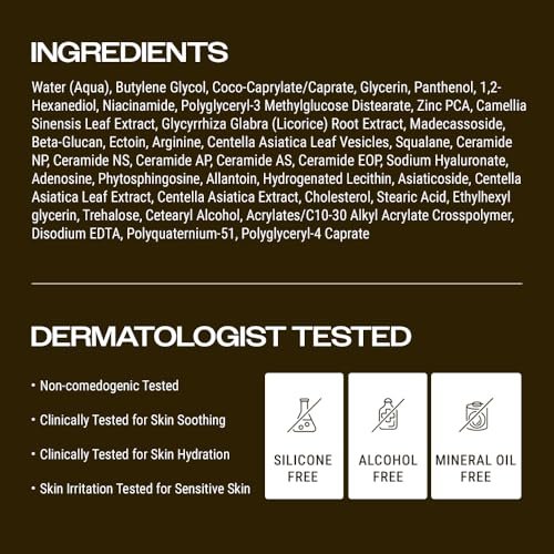 YUMU Cica Exosome Zinc Blemish Relief Cream - Face Moisturizer for Sensitive, Acne-Prone Skin - Lightweight, Oil-Free, Barrier Repair & Hydration - Korean Skincare (80 ml/2.70 fl.oz.) Avelisse