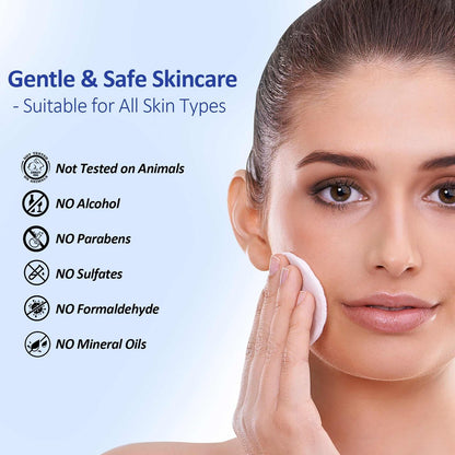 Hicream Glycolic Acid Pads – Dual-Textured Facial Exfoliating Toner for Pore Care & Skin Radiance, Deep Cleansing Peel with Niacinamide, Salicylic Acid & Vitamins E, B3, B5 (50 Pads)