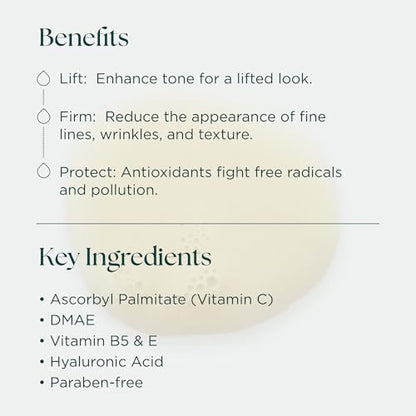 C-ESTA Face Serum by Marini SkinSolutions – Lift, Firm & Protect with Vitamin C, DMAE & Hyaluronic Acid for All Skin Types – 1 fl oz Avelisse
