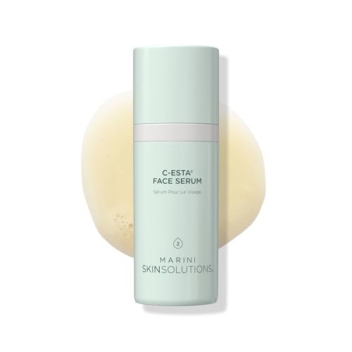 C-ESTA Face Serum by Marini SkinSolutions – Lift, Firm & Protect with Vitamin C, DMAE & Hyaluronic Acid for All Skin Types – 1 fl oz Avelisse