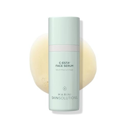 C-ESTA Face Serum by Marini SkinSolutions – Lift, Firm & Protect with Vitamin C, DMAE & Hyaluronic Acid for All Skin Types – 1 fl oz Avelisse