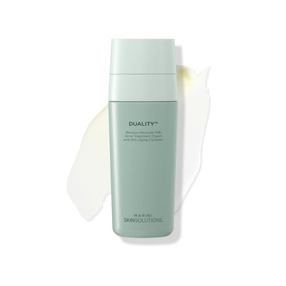 Marini SkinSolutions Duality Benzoyl Peroxide 10% Acne Treatment Cream & Anti-Aging Retinol - Reduce Acne, Blemishes, Fine Lines & Wrinkles - Cruelty Free - Made in USA - 1 oz Avelisse