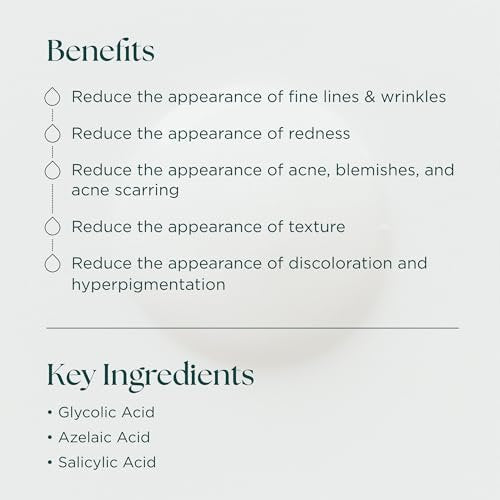 Marini SkinSolutions Bioclear Face Lotion - Triple-Acid Resurfacing Treatment for Fine Lines, Wrinkles, Acne, Pores, Redness & Discoloration - Cruelty-Free - Made in USA - 1 oz Avelisse