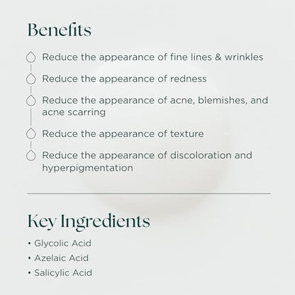Marini SkinSolutions Bioclear Face Lotion - Triple-Acid Resurfacing Treatment for Fine Lines, Wrinkles, Acne, Pores, Redness & Discoloration - Cruelty-Free - Made in USA - 1 oz Avelisse