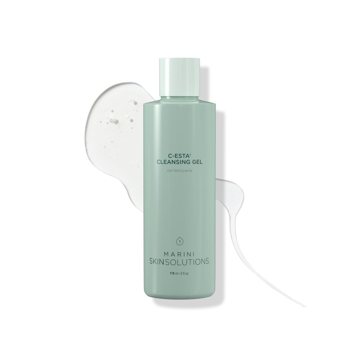 Marini SkinSolutions C-ESTA Cleansing Gel - Vitamin C Face Cleanser with DMAE - Cruelty Free - Made in USA - 6 fl oz Avelisse