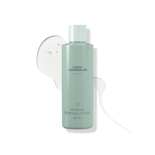 Marini SkinSolutions C-ESTA Cleansing Gel - Vitamin C Face Cleanser with DMAE - Cruelty Free - Made in USA - 6 fl oz Avelisse