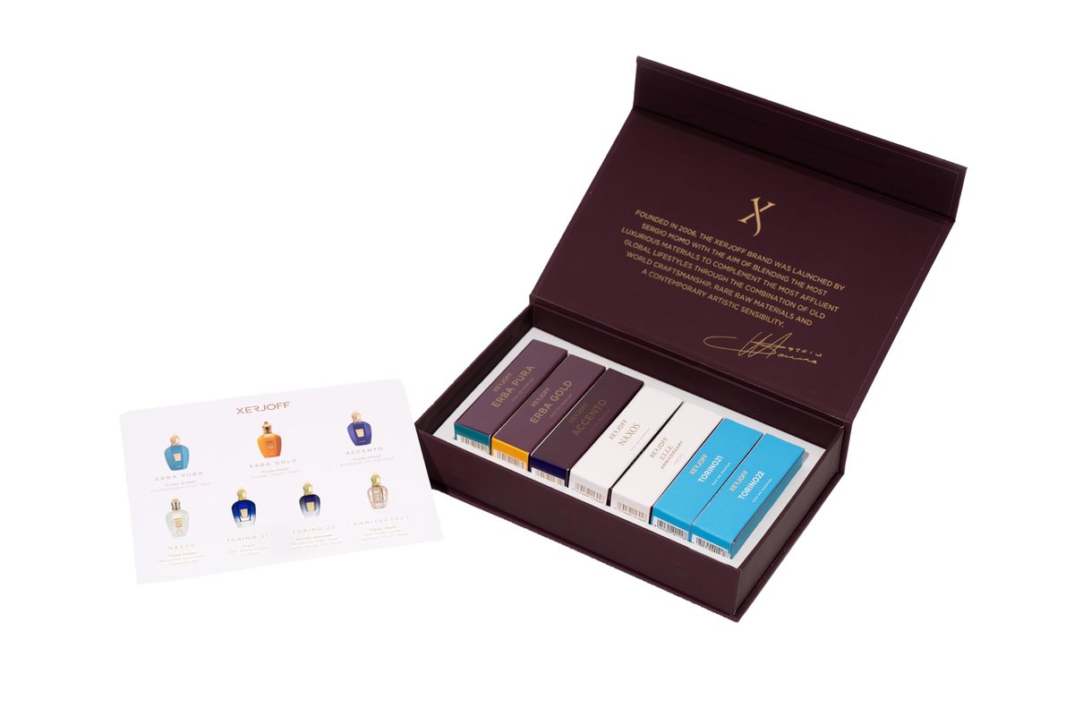 Xerjoff Best-Sellers Discovery Set – 0.06 Fl Oz Eau de Parfum Sampler Avelisse