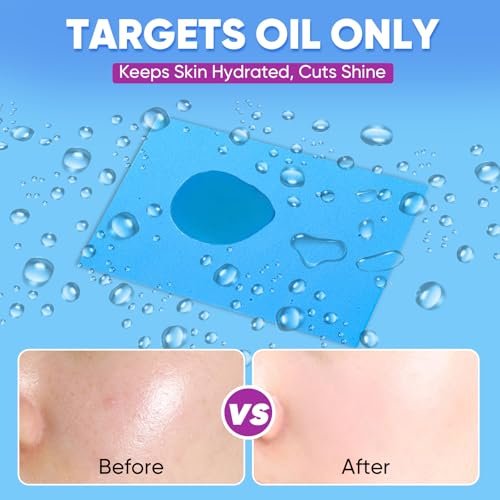 KINESHINE 150P High-Performance Oil Absorbing Sheets for Face – Makeup Friendly Blotting Papers for Oily Skin - görsel 8
