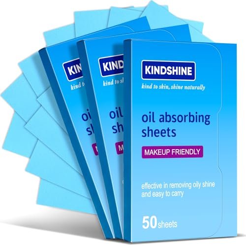 KINESHINE 150P High-Performance Oil Absorbing Sheets for Face – Makeup Friendly Blotting Papers for Oily Skin - görsel 2