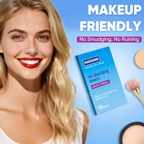 KINESHINE 150P High-Performance Oil Absorbing Sheets for Face – Makeup Friendly Blotting Papers for Oily Skin - görsel 10