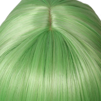 Linfairy Long Light Green Wig 80cm – Premium High Temperature Fiber Wig for Halloween, Cosplay & Party