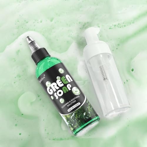 Rofitbest Green Tattoo Soap 4OZ with Foaming Bottle (120ml) – Tattoo Aftercare & Piercing Supplies - görsel 8