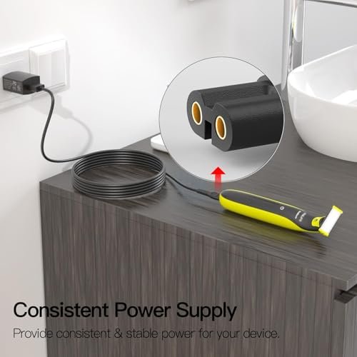 5V Fast Charger Compatible with Philips Norelco OneBlade 360, Wet&Dry Series 2000/2400, and More Shavers - görsel 8