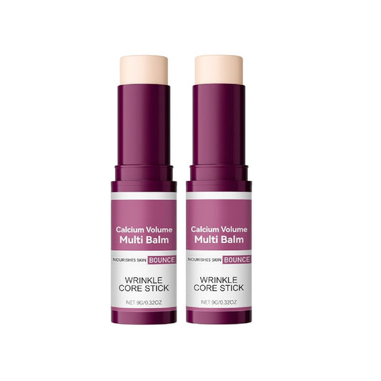 2-Pack Calcium Multi Balm Stick: Anti-Aging Firming & Wrinkle Care with Collagen Avelisse