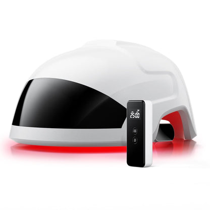 OVEKPA Red Light Therapy for Hair Growth Laser Cap - FDA Cleared Laser Therapy Device for Hair Regrowth, Alopecia Treatment for Men & Women (White) Avelisse