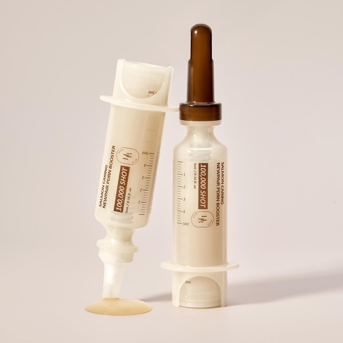HEVEBLUE Salmon Caring Centella New Pair PDRN Booster 100,000 Shot Essence – Korean Skincare Serum for Skin Restoration and Texture Refinement Avelisse