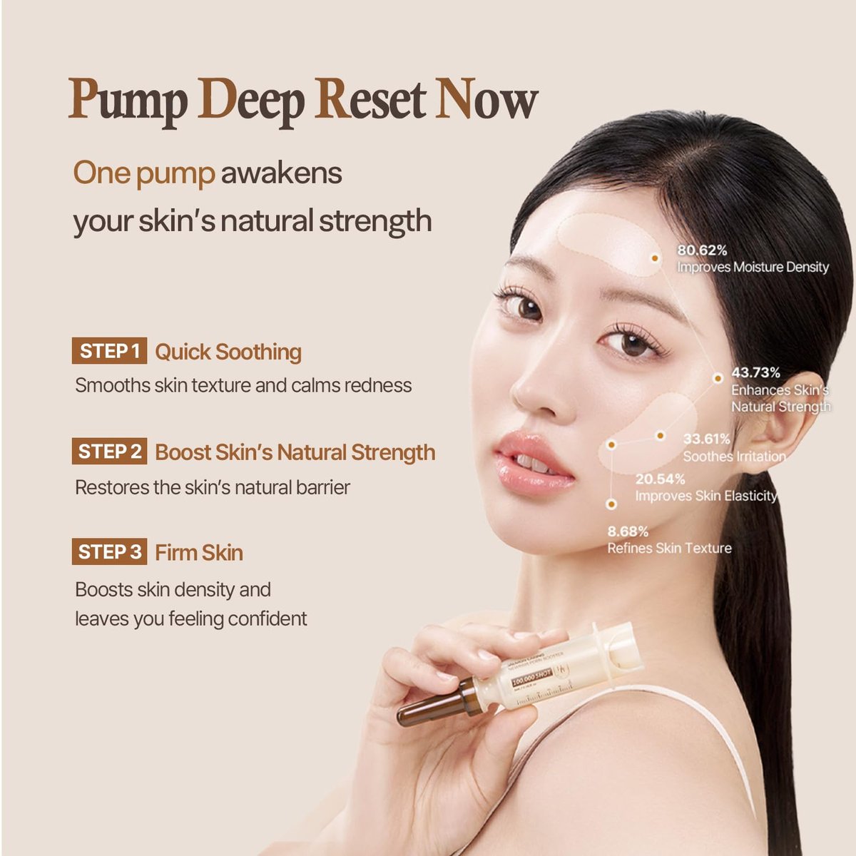 HEVEBLUE Salmon Caring Centella New Pair PDRN Booster 100,000 Shot Essence – Korean Skincare Serum for Skin Restoration and Texture Refinement Avelisse