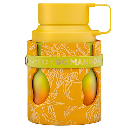 Armaf Odyssey Go Mango Tropical Collection – Fruity, Woody, Amber, Vanilla Eau de Parfum Spray for Unisex, 3.4 oz Avelisse