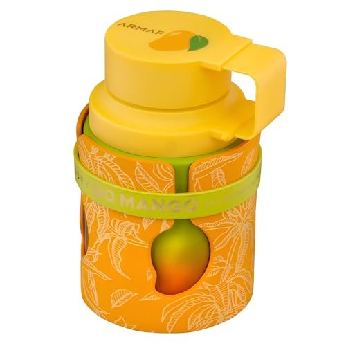 Armaf Odyssey Go Mango Tropical Collection – Fruity, Woody, Amber, Vanilla Eau de Parfum Spray for Unisex, 3.4 oz Avelisse