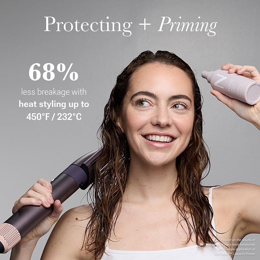NULASTIN NuProtect Leave In Conditioner Spray - Silicone-Free Heat Protectant, Detangler & Split Ends Treatment with 24HR Frizz Control (5 Fl Oz) Avelisse