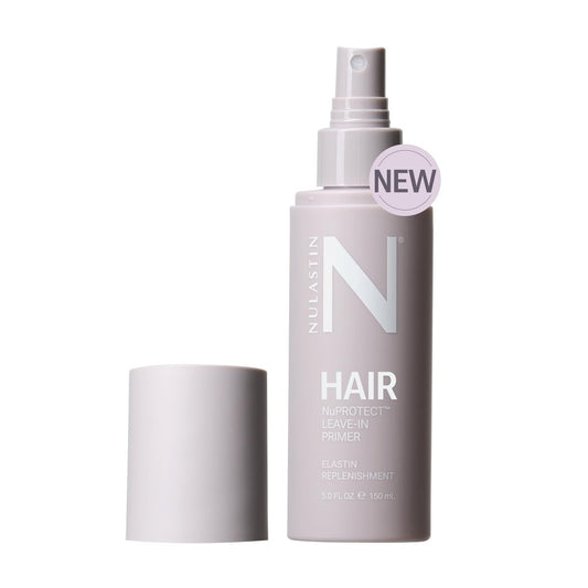 NULASTIN NuProtect Leave In Conditioner Spray - Silicone-Free Heat Protectant, Detangler & Split Ends Treatment with 24HR Frizz Control (5 Fl Oz) Avelisse