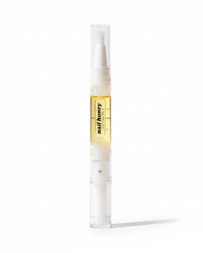 Twinkled T Nail Honey Cuticle Oil Pen – Organic Nail Growth Oil for Dry Cuticles, Brittle Nails & Hangnails – Strengthening Nail Treatment with Jojoba, Almond & Argan Oil (2ml Pen)