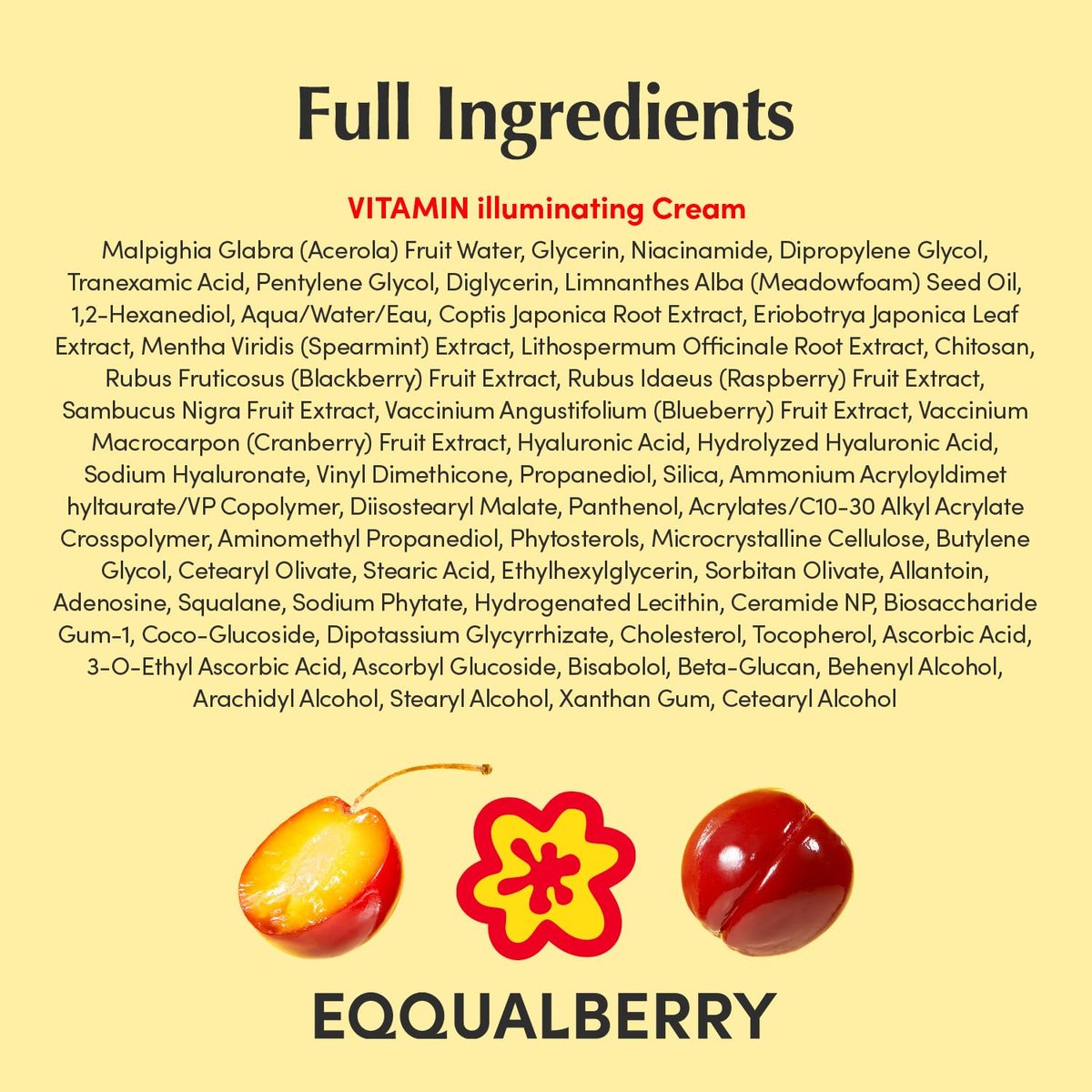 EQQUALBERRY Vitamin Illuminating Cream – Vitamin C & 5% Niacinamide + 3% TXA | Dark Spots Cream | Ceramide Barrier Strength | Glowy, Lightweight Hydration (1.69 fl.oz / 50ml) - görsel 18
