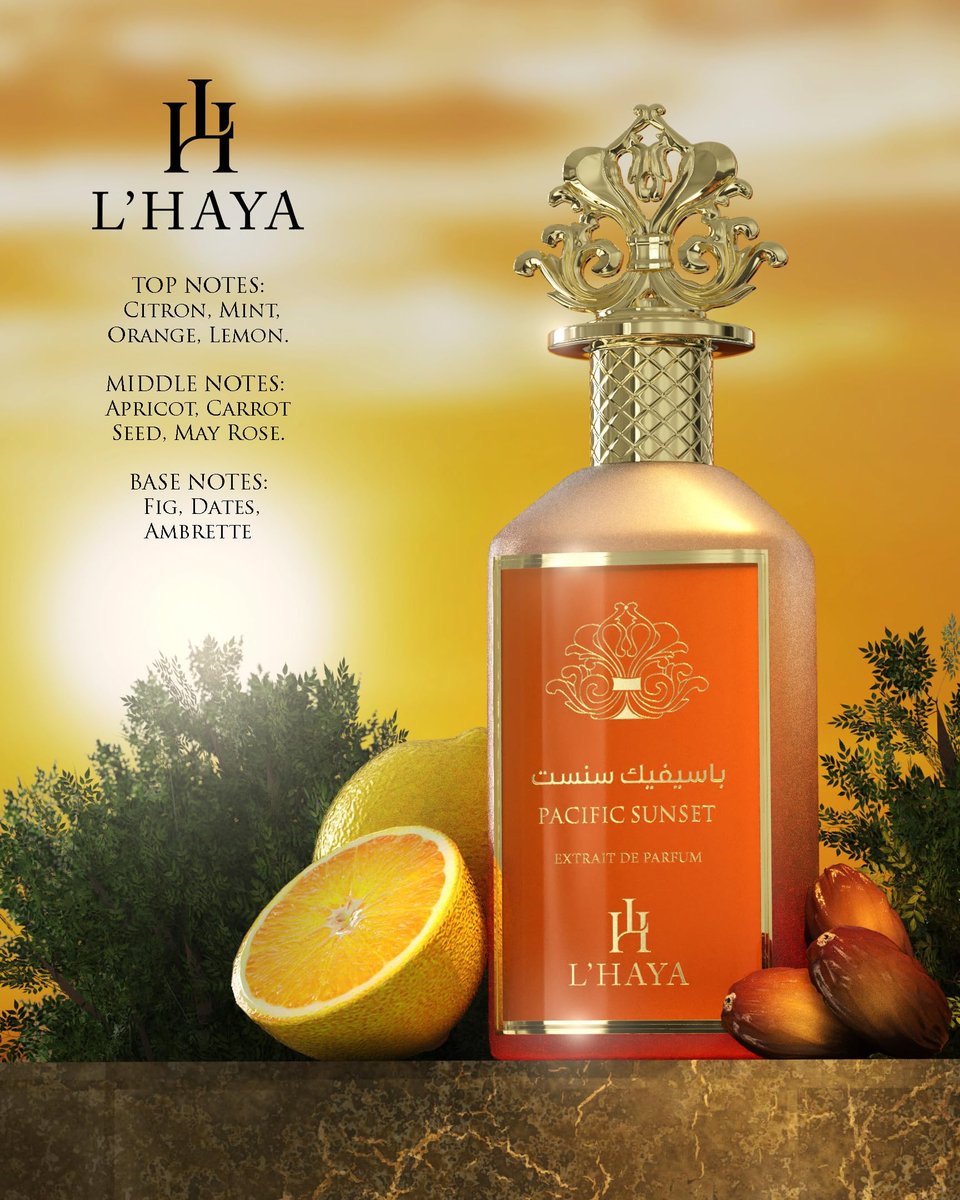 L'haya Pacific Sunset Extrait de Parfum 3.4 fl oz (100 ml) - Luxury Long-Lasting Fragrance - görsel 5