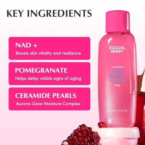 EQQUALBERRY NAD+ Peptide Boosting Toner – Anti-Aging Hydrating Face Toner with NAD+ 5% & 13 Peptides for Firming & Lifting Sagging Skin (150ml) - görsel 10