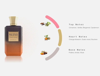 Khadlaj Island Vanilla Dunes Extrait De Parfum 100 ML for Men | Long-Lasting Luxury Fragrance Avelisse
