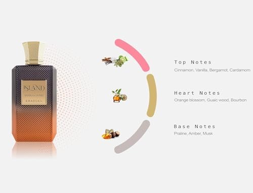 Khadlaj Island Vanilla Dunes Extrait De Parfum 100 ML for Men | Long-Lasting Luxury Fragrance Avelisse