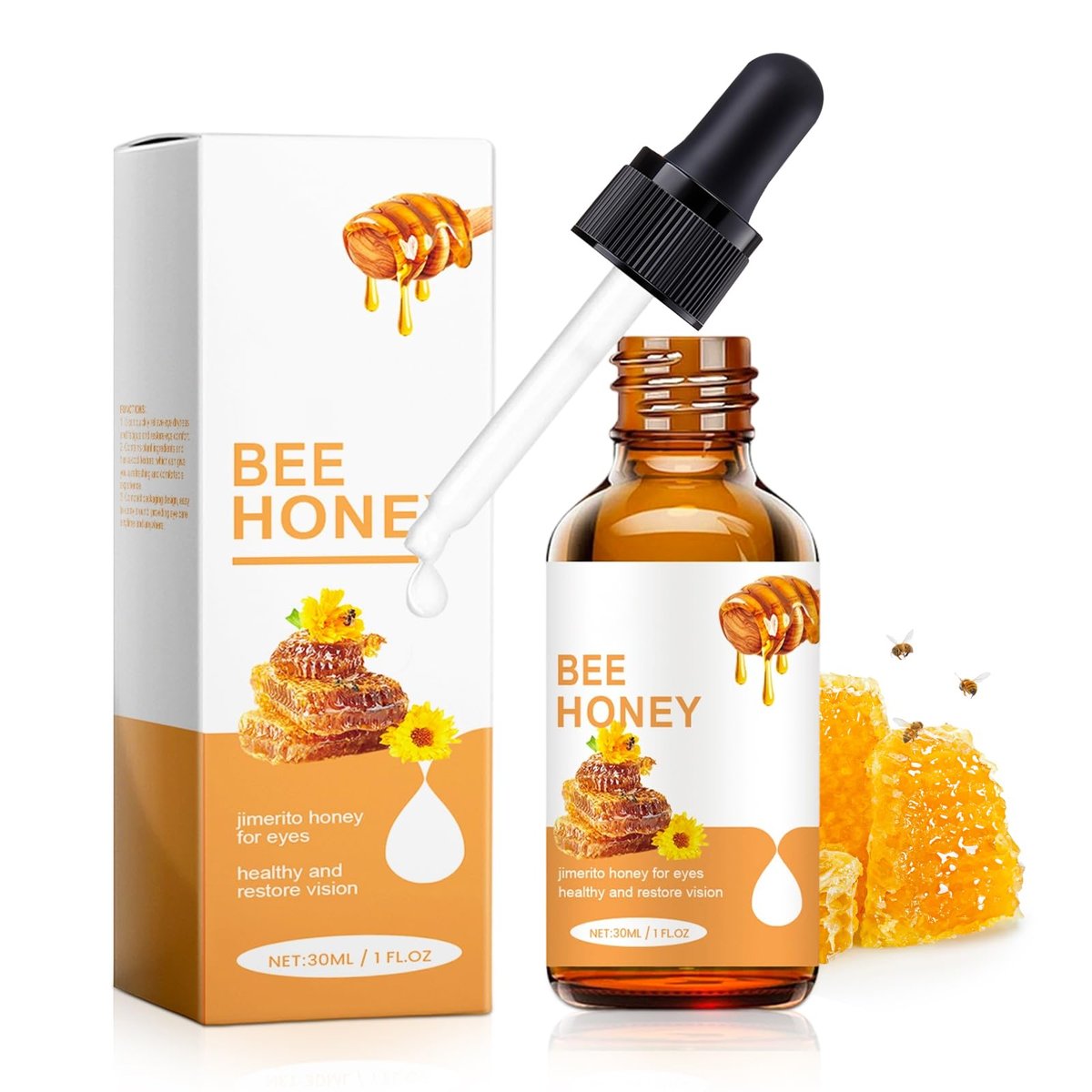 elesysy Honey Eye Care Hydration – Natural Moisturizing Eye Cream with Bee Honey, Gentle Formula for Daily Use, 4.23 Fl Oz Avelisse